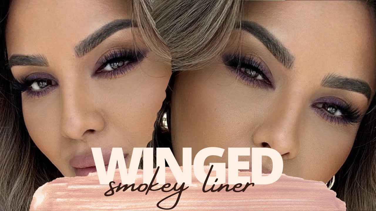 HOW TO DO SMOKEY WINGED EYE MAKEUP WITH PENCIL | NINA UBHI