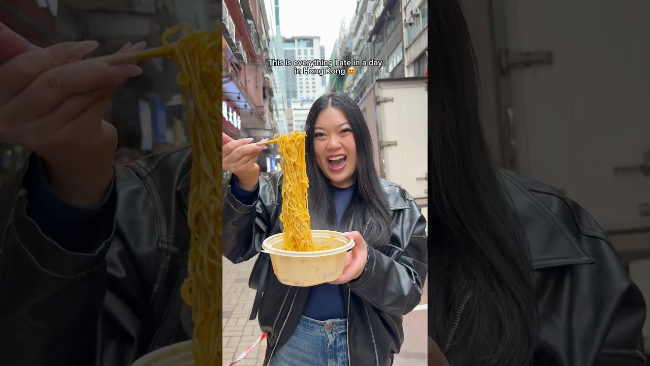 Всё, что я съела за день в Гонконге! 🥟🍜