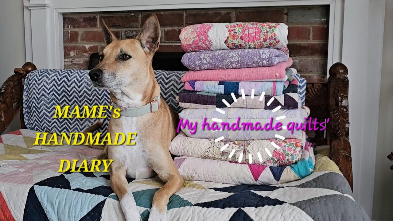Vlog 20| 今まで作ったキルト紹介と昔に行ったキルトショー（ムーミンの展示作品）の話｜My handmade quilts