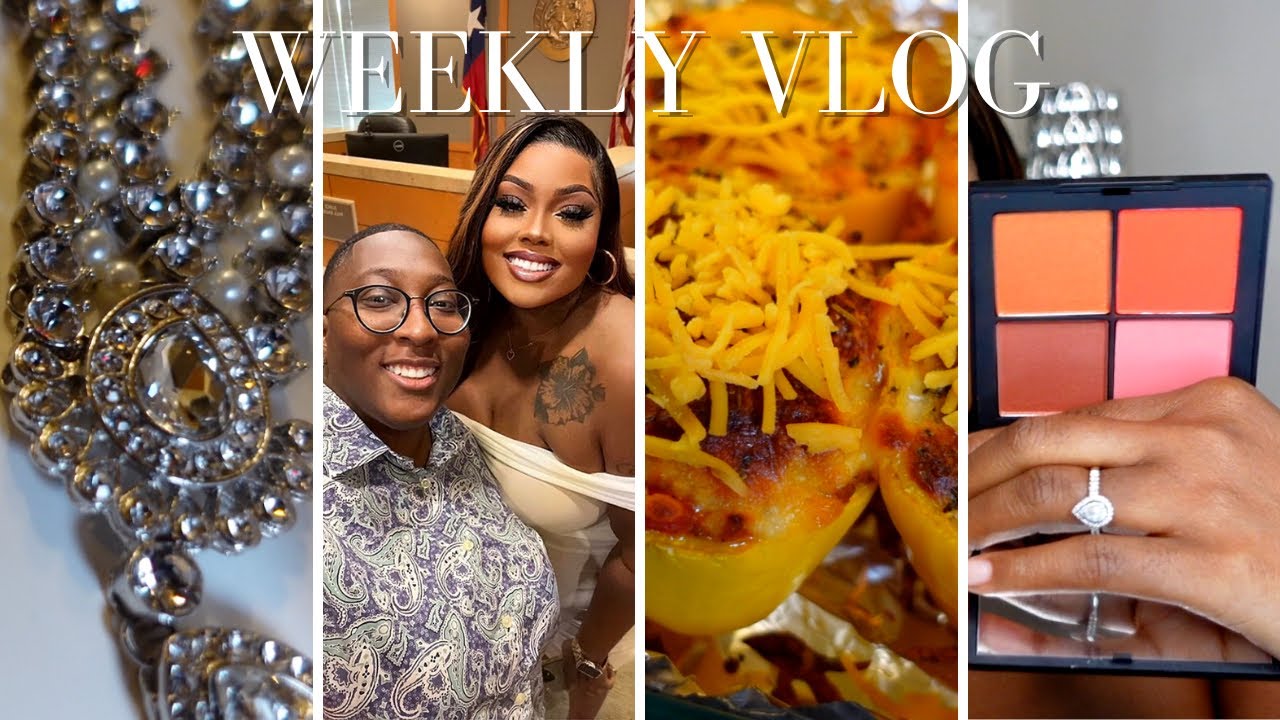 VLOG| WE WENT TO THE COURTHOUSE😱 FAV BLUSH + COOKING STUFFED PEPPERS + NEW INVENTORY + MORE