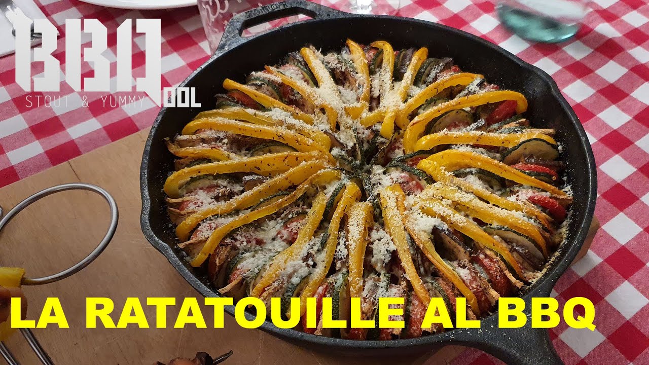 Come si fa la ratatouille al barbecue. Nella lodge! Fidatevi: merita!