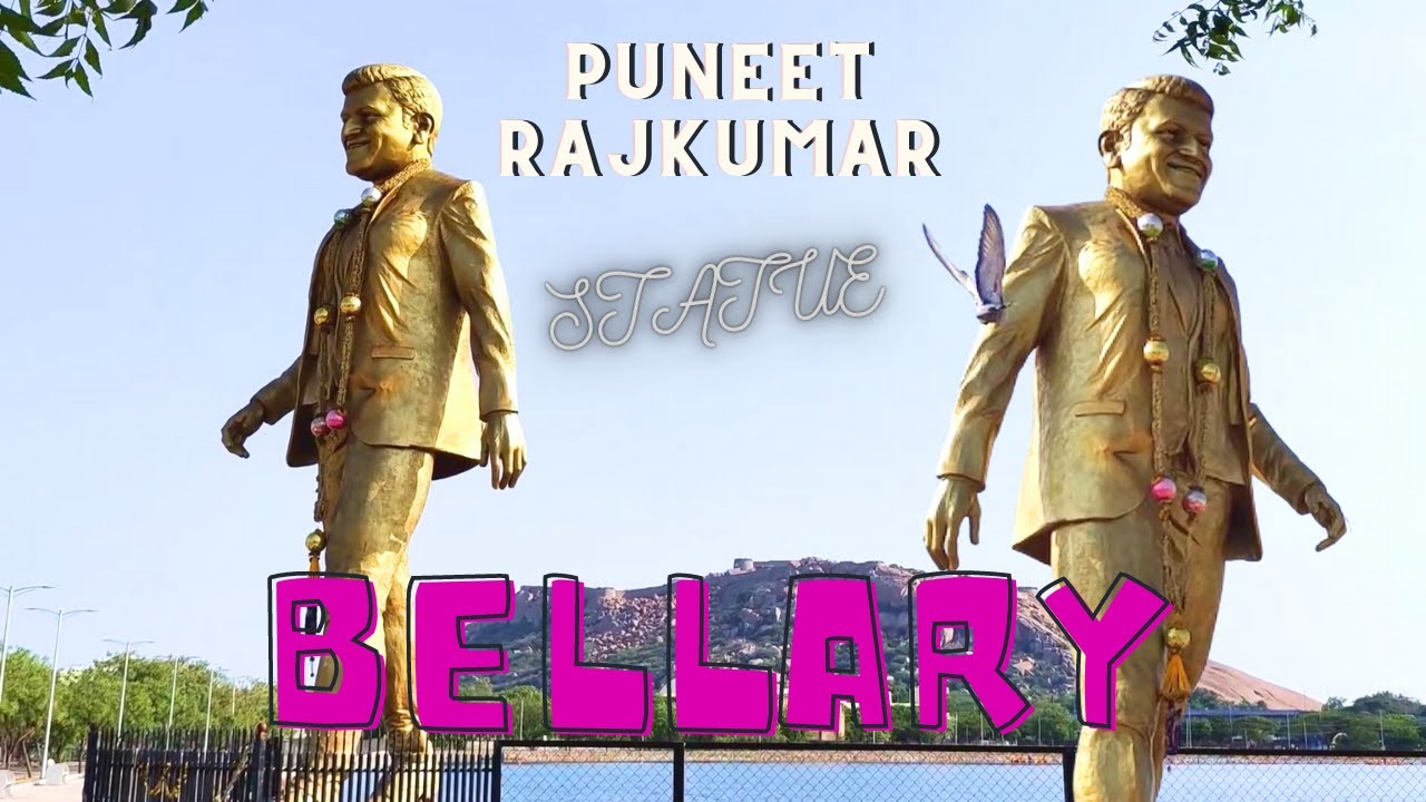 DR PUNEET RAJKUMAR STATUE #BALLARI #bellary #puneeth #appu