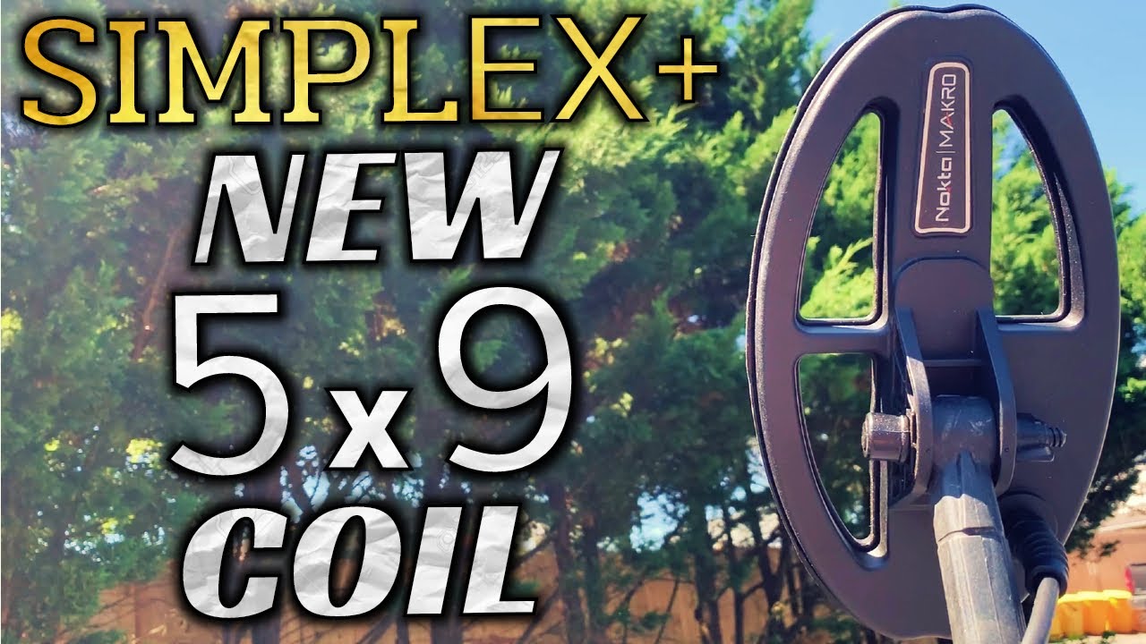 *NEW* Simplex 5x9 Coil Has Arrived | Metal Detecting & First Impressions | Nokta Makro Simplex+