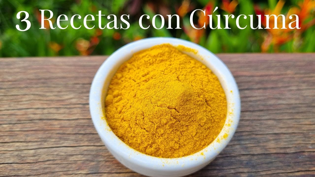 USA LA CÚRCUMA EN TU DÍA A DÍA 👉 TE ENSEÑO 3 Recetas SALUDABLES, fáciles y rápidas.
