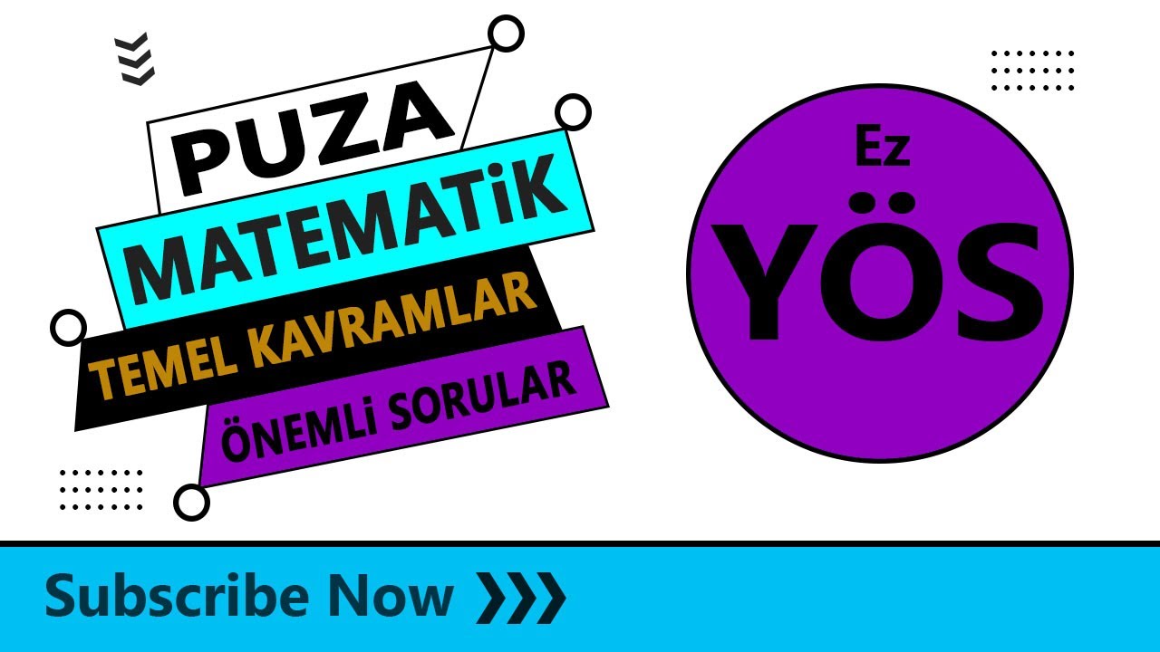 Y&Ouml;S PUZA MATEMATİK 1 - TEMEL KAVRAMLAR | TESTLER