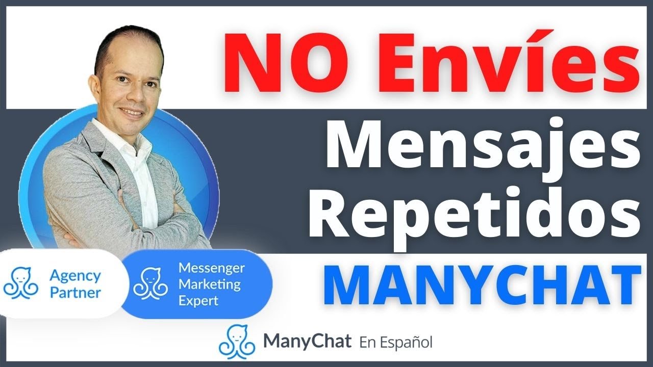 😬 Manychat Mensajes Repetidos | Tutorial Manychat en Español | Manychat Tutorial