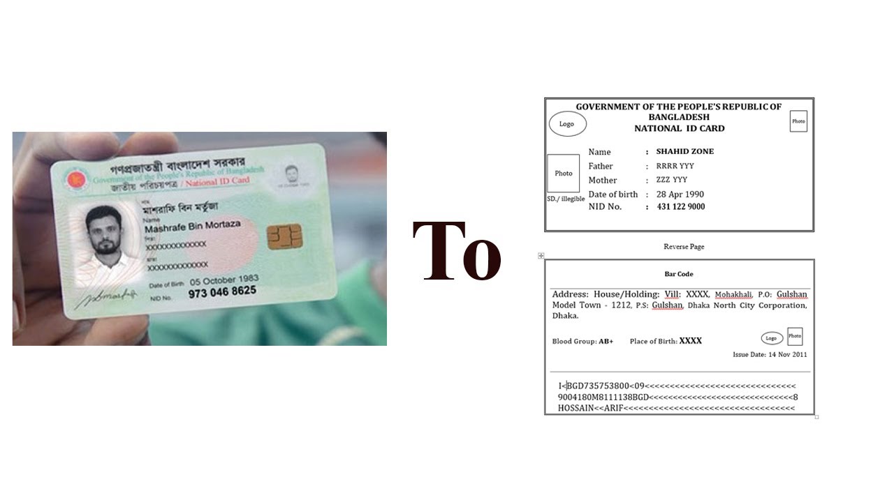 How to translate nid card bangla to english । কিভাবে বাংলা থেকে ইংরেজীতে অনুবাদ করবেন আইডি কার্ড ।