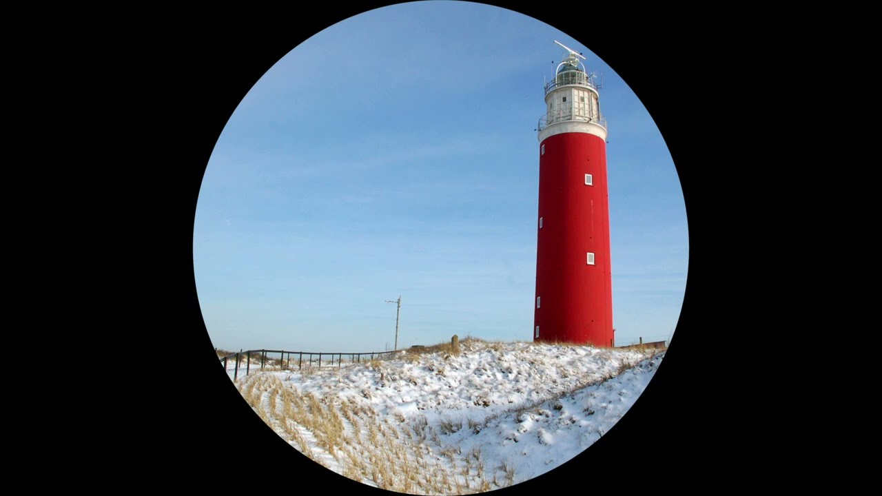 Texelphotos.nl - Muurcirkel vuurtoren met sneeuw