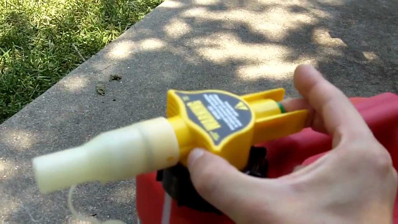 No Spill Gas Can