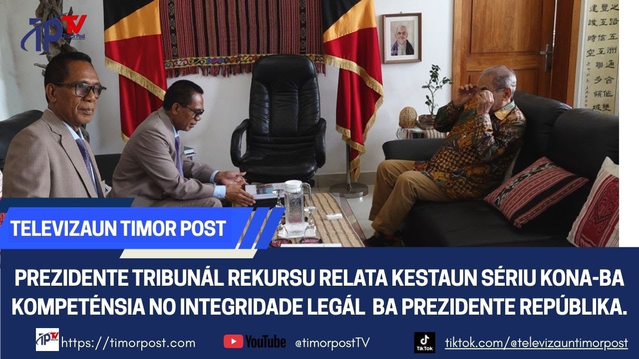 PTR  CARMONA RELATA SITUASAUN MAJISTRATURA IHA TL
