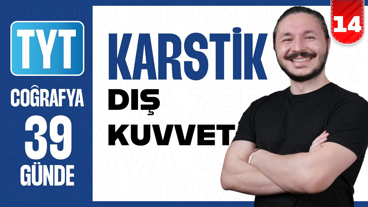 Dış kuvvetler Karstik şekiller Konu + soru çözüm | 39 GÜNDE AYRINTILI TYT COĞRAFYA KAMPI 2026 | 14