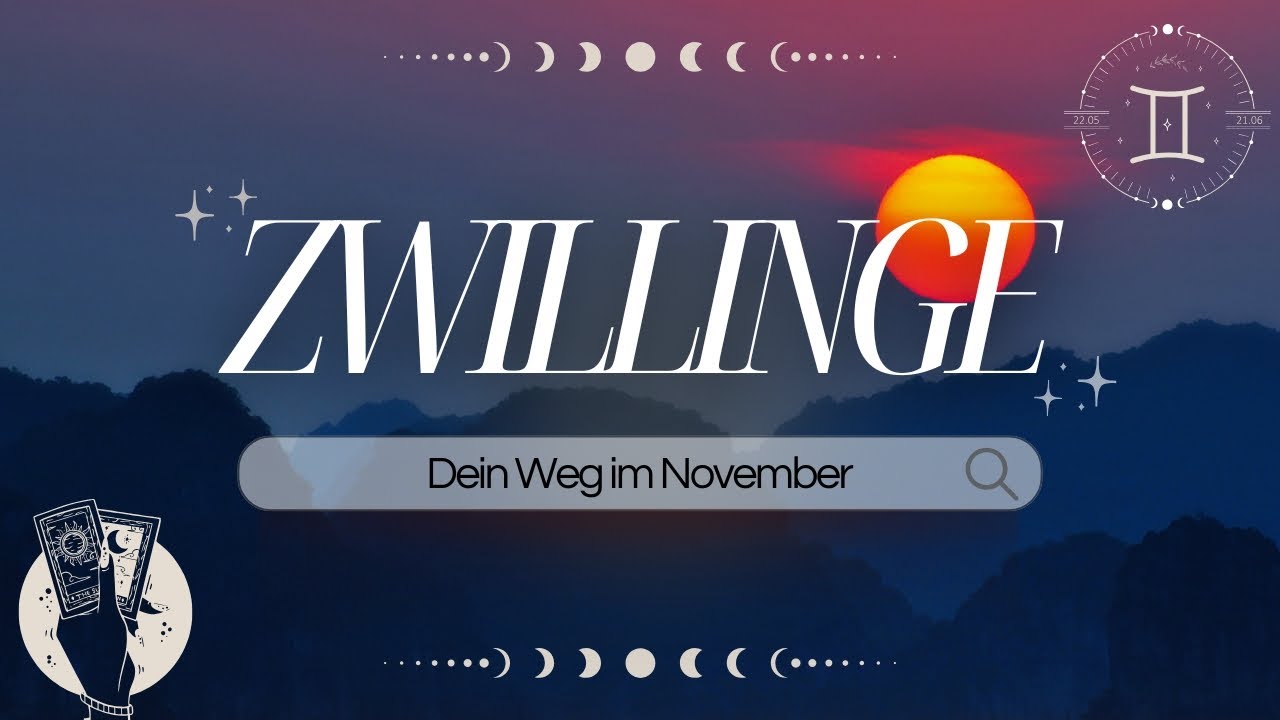 ZWILLINGE I Umgeben von vielen, aber das Herz sucht mehr I November 2024