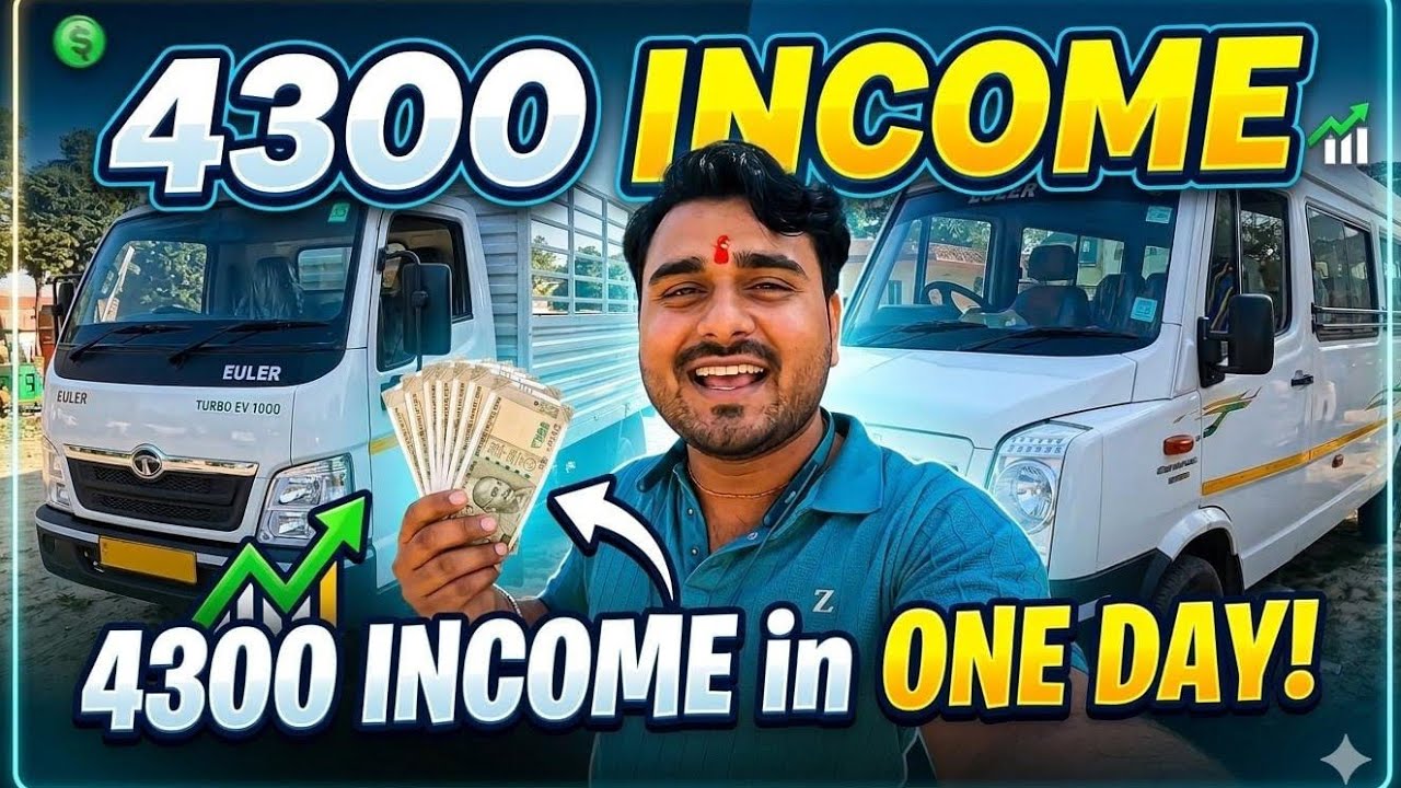Day 20 Vlog | 1 Din Mein ₹4300 Kamaye 😳 Driver Life Reality