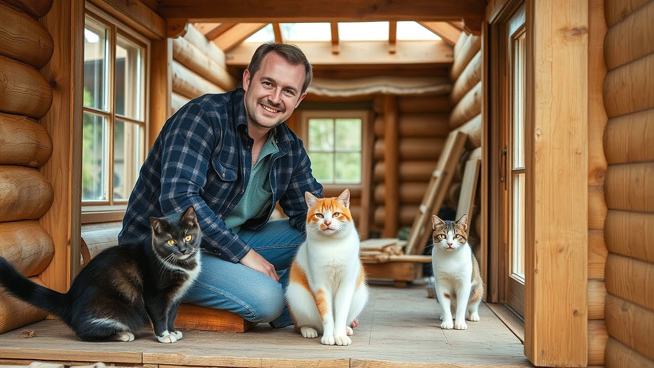 Deutscher in Sibirien: Matthias zeigt die Renovierung seines Hauses im Inneren | Dorfleben