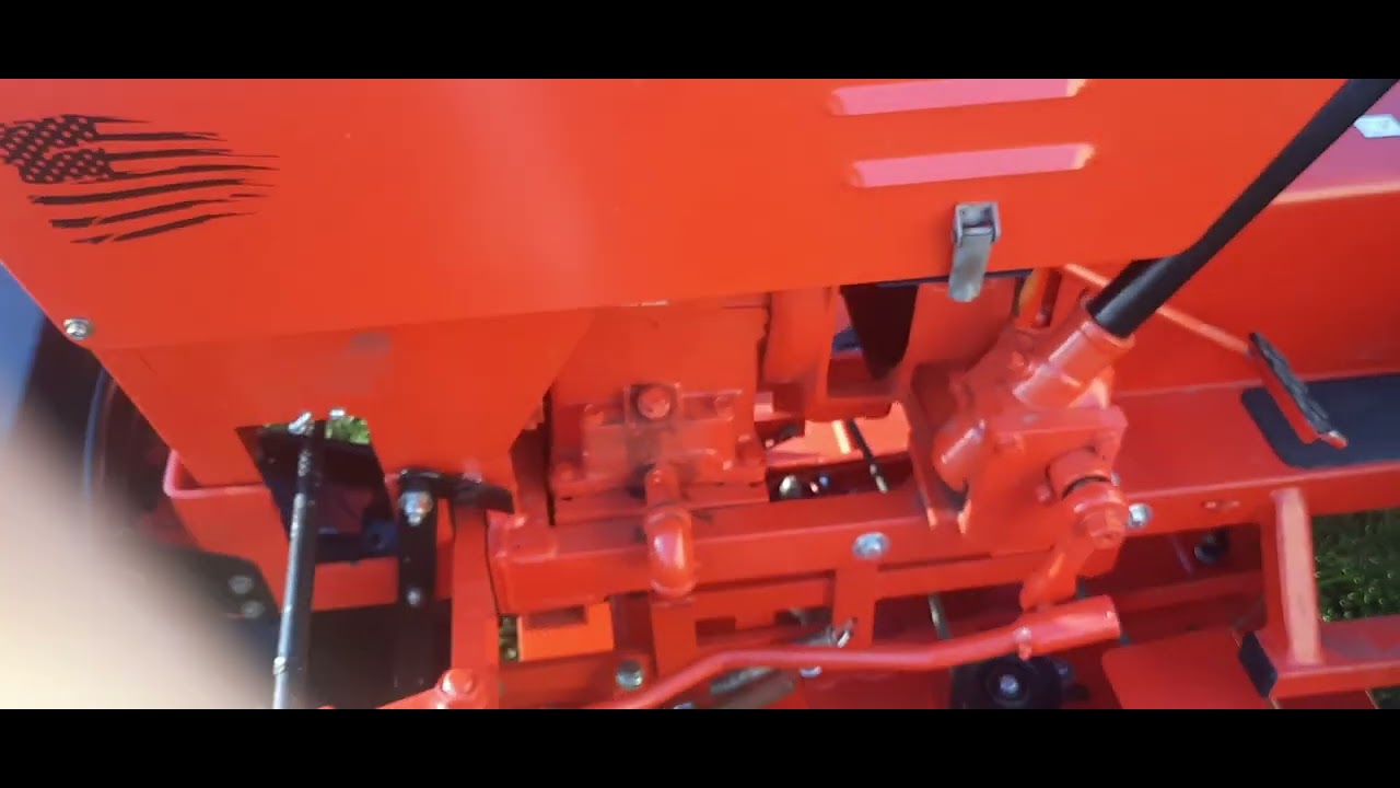 1973 Power King Tractor:  New pulley mods in action.