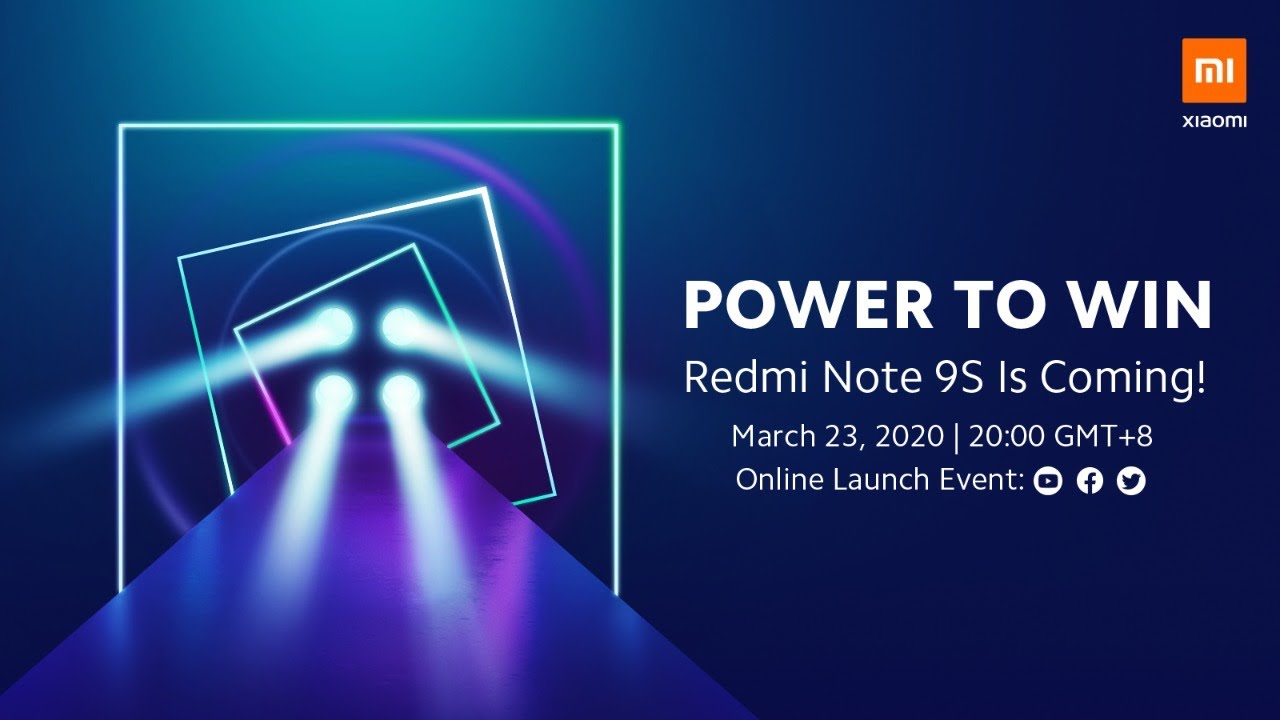 Redmi Note 9S Online Launch Event