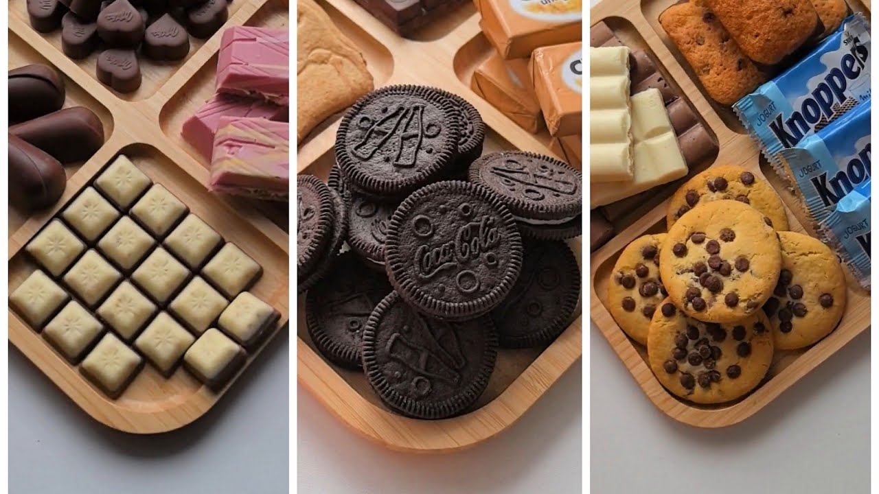 Filling Platter With Sweets Asmr