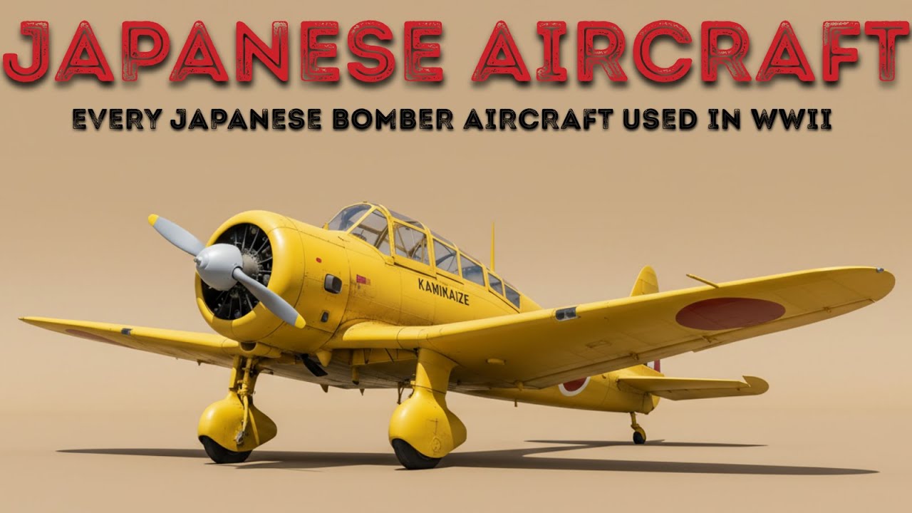 Every Japanese Bomber, Maritime & Support Aircraft Used In WW2