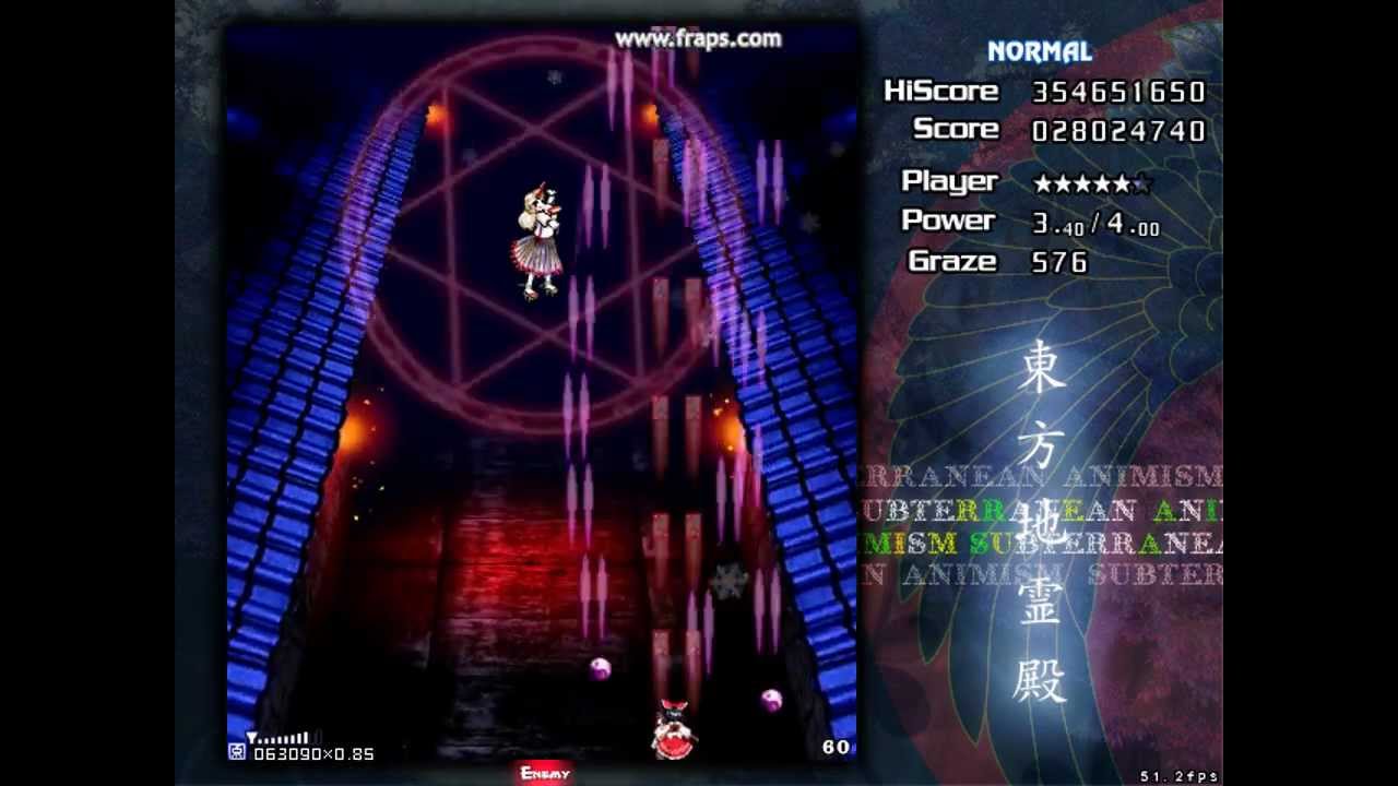 Touhou SA - stage 3 Normal 1cc