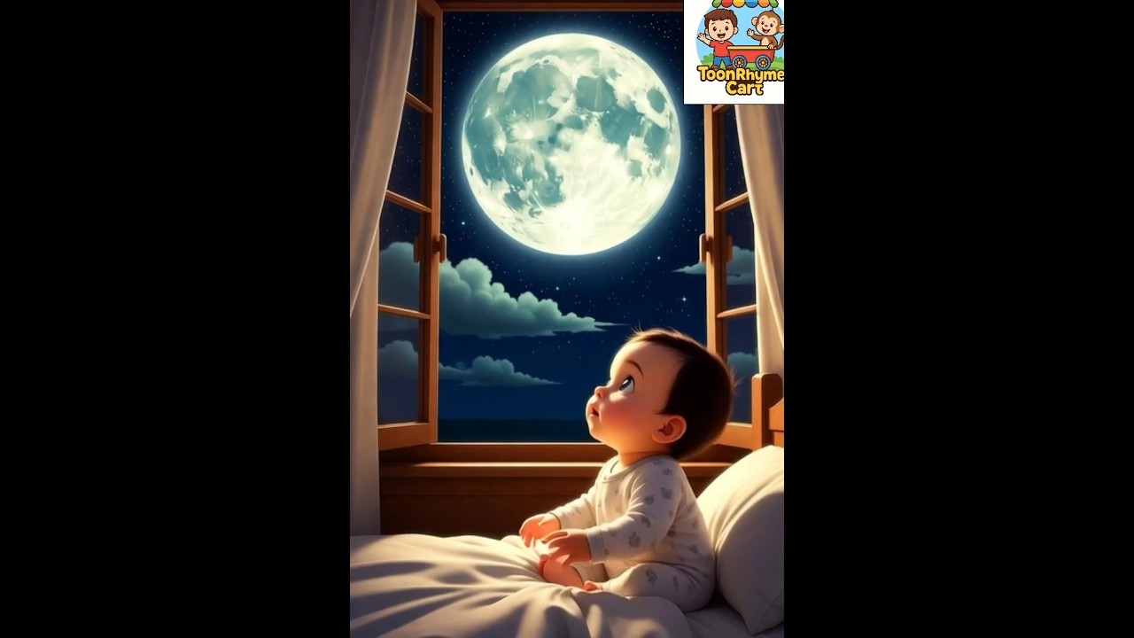 🌜 Poem: चंदा मामा दूर के (Chanda Mama Door Ke) #kidspoem #nurseryrhymes #funny #kidsrhymes #animals