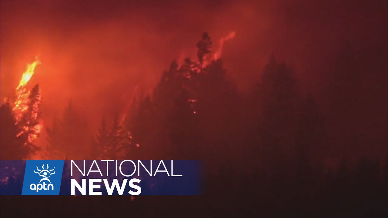 Hundreds evacuate in B.C. interior as wildfire burns out of control | APTN News
