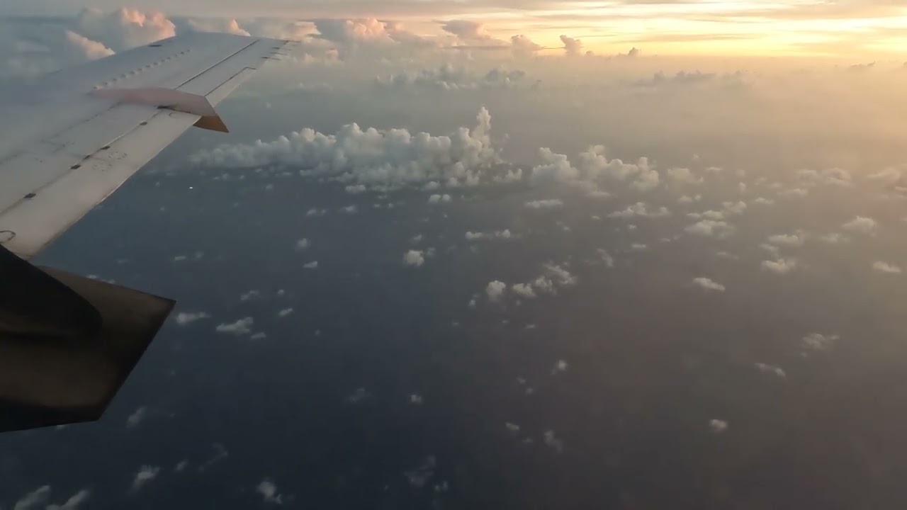 Passing by Saba, St Eustatius and St Kitts on InterCaribbean JY 633 Tortola to Antigua