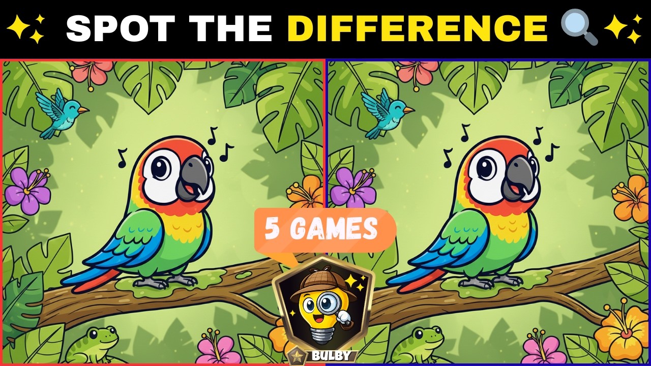 Spot the Differences Before Time Runs Out! ⏱️ 👀🧠 #findthedifference #spotthedifferencegame