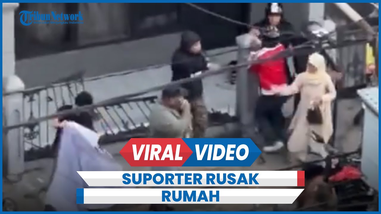 Arogan Gerombolan Suporter Rusak Rumah Seusai Pertandingan Persib Vs Persija