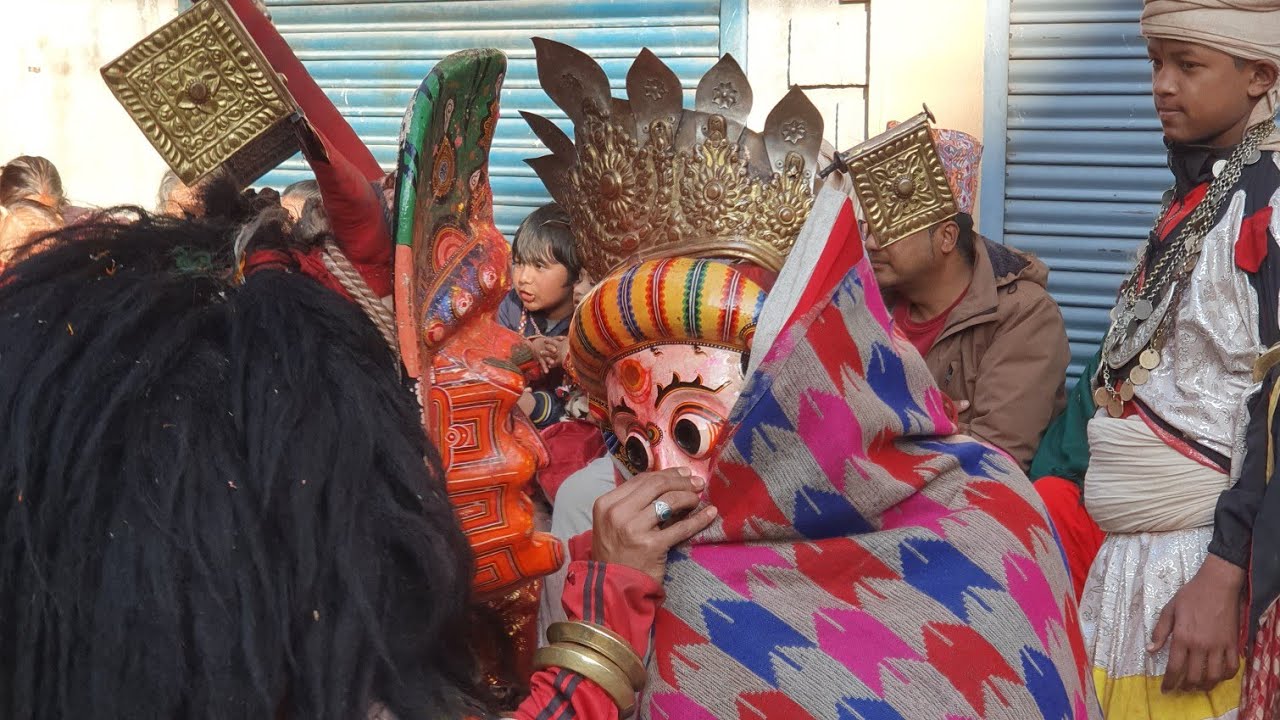 Nawadurga bhagawan ko nach followed by ngalayekegu jatra @ sankhu