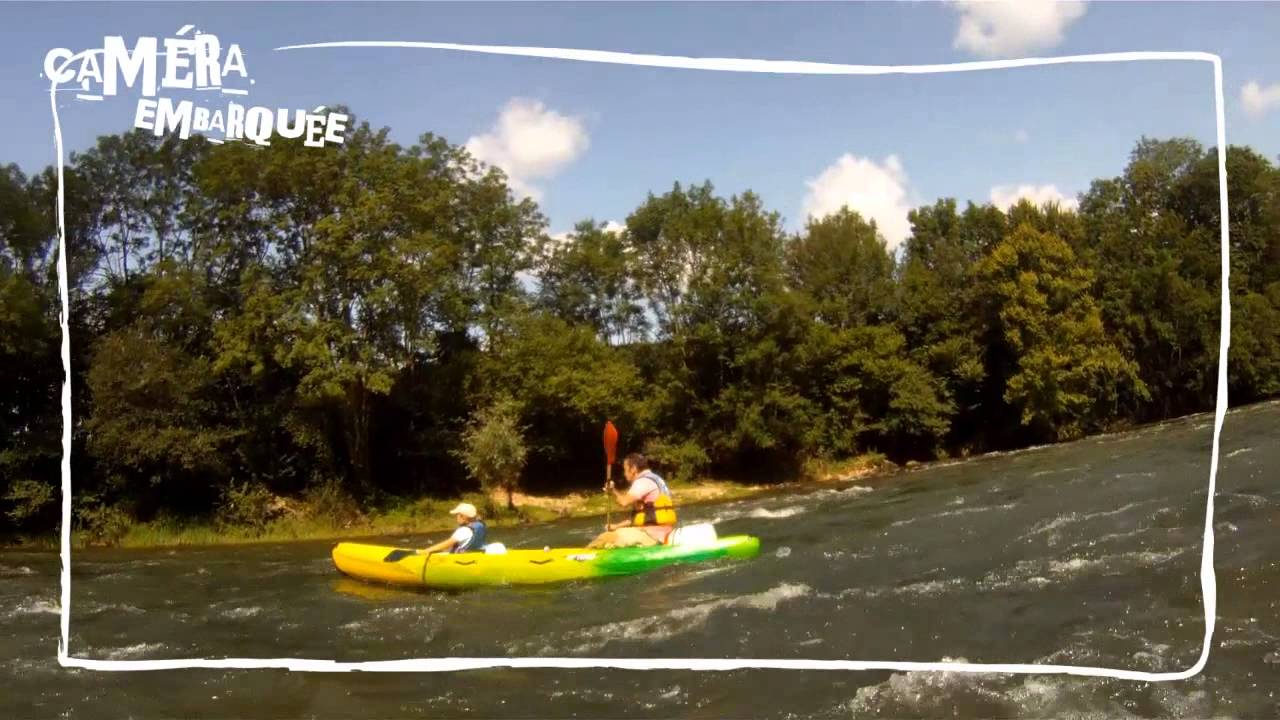 Parcours &eacute;co-pagayeur en cano&euml;-kayak sur le Doubs avec Woka Loisirs