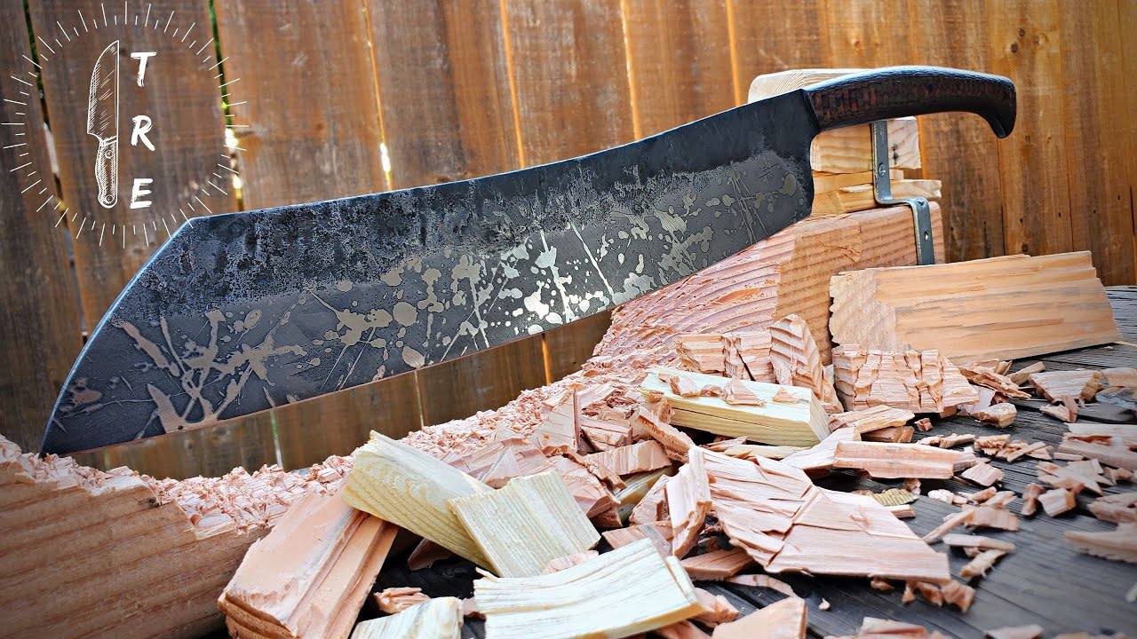 Making A Two Handed Chopper/Sword! | Knife Making