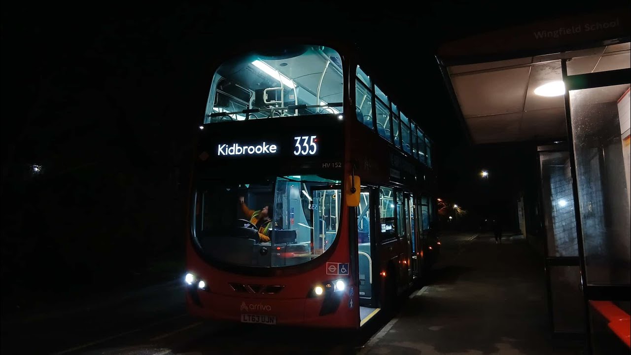 *DOUBLE DIVERSION* | FULL ROUTE VISUAL | Arriva London Route 335 | HV152 (LT63 UJN)