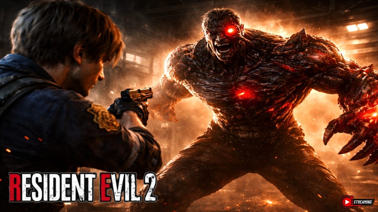 Pertarungan Terakhir - Leon Lawan Super Tyrant | Resident Evil 2 Remake‼️