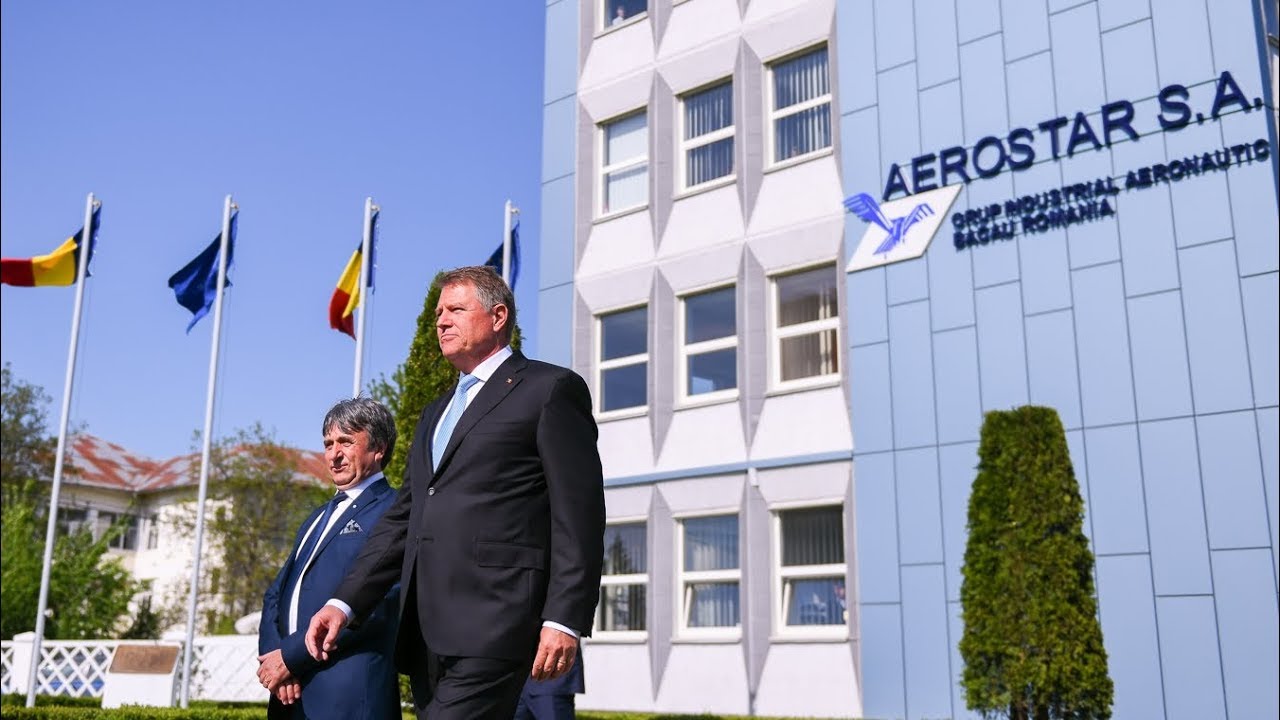 Declaratie de presa sustinuta la finalul vizitarii Aerostar SA (Bacau)