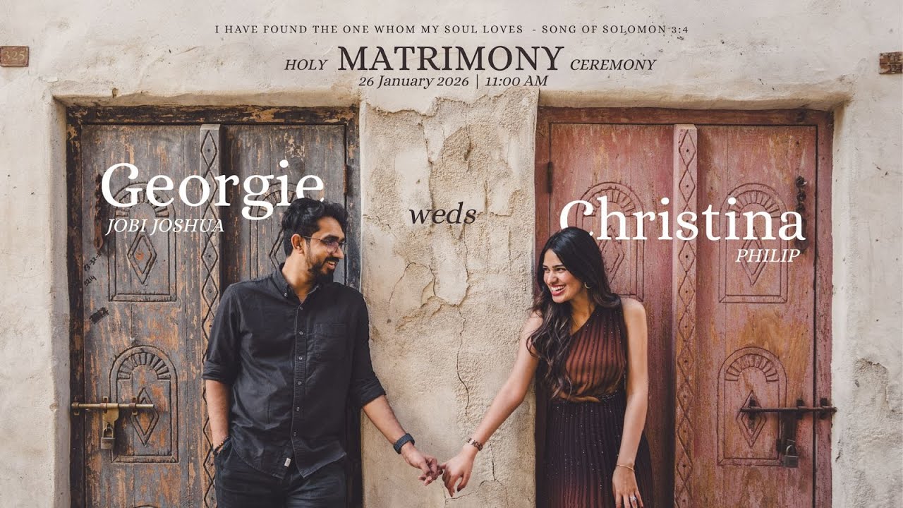 GEORGIE & CHRISTINA || WEDDING || LIVE STREAMING || 26.1.2026 || TIME - 11.00 AM ||