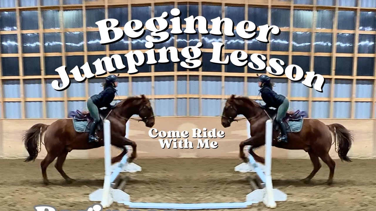 JUMPING MY FIRST VERTICAL + The Hardest Canter Pole Course