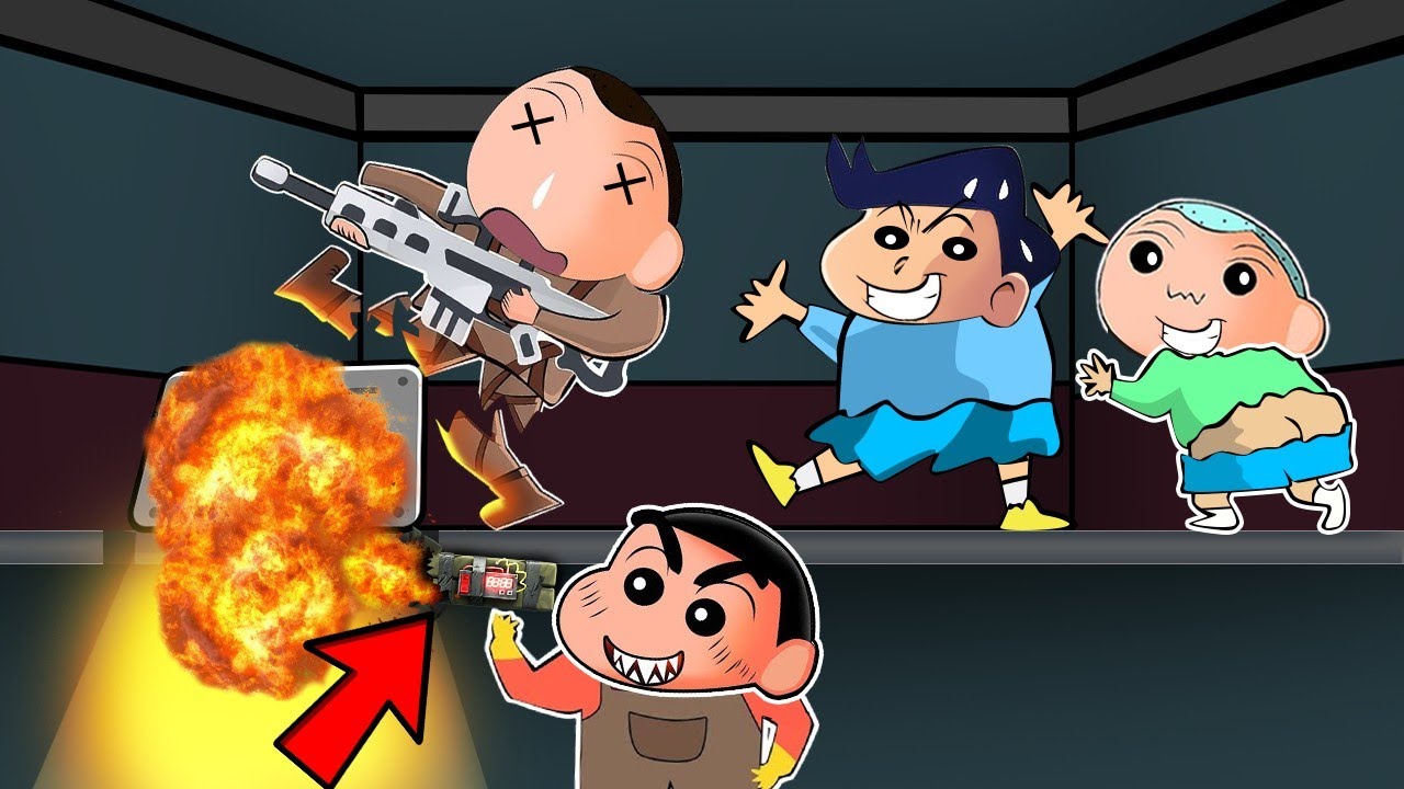 Plumber Shinchan Hides Bomb In Vent To Kill Imposter In Among Us 3D 😱 | Shinchan Playing Super Sus 😂