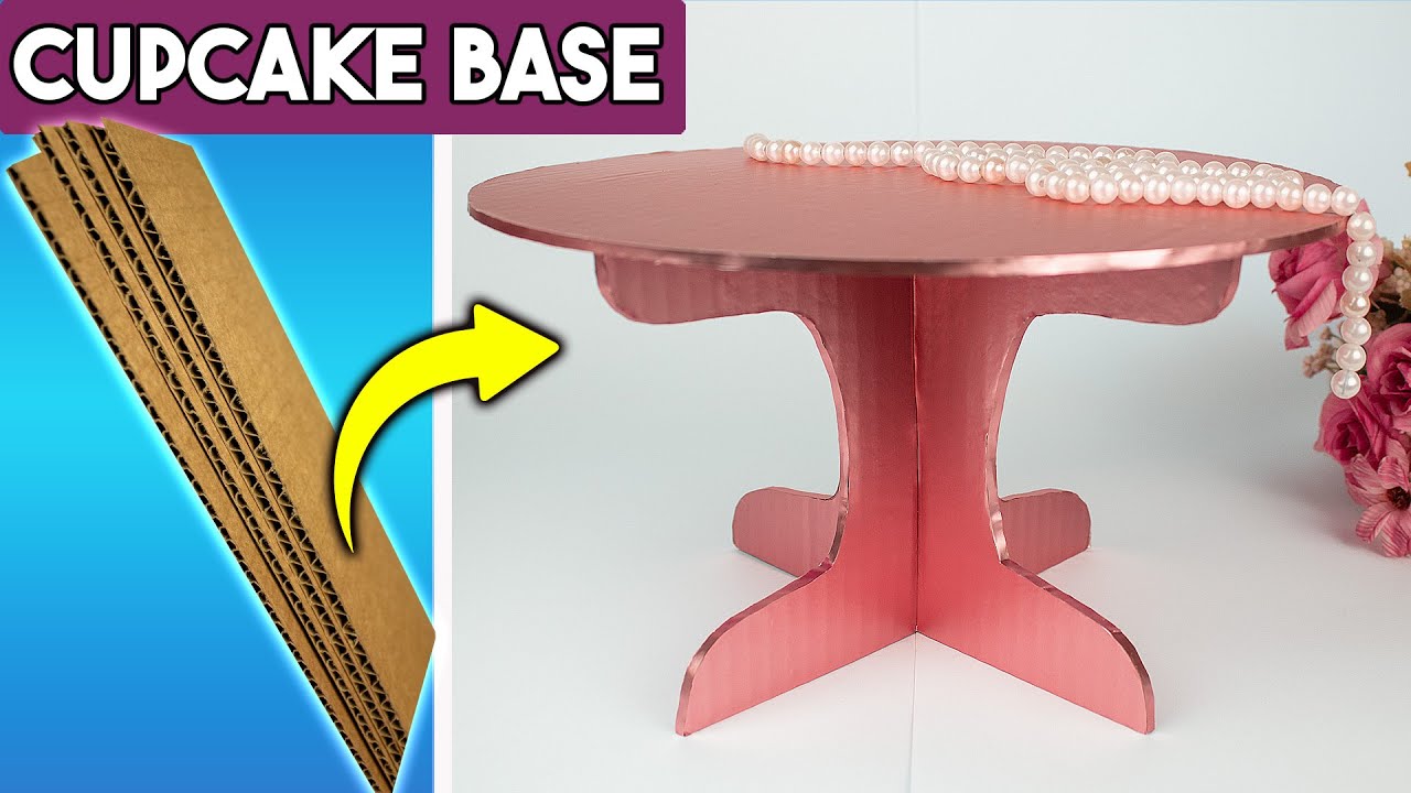 How to Make Cardboard Cupcake Tray / Cake and sweets holder🎉🌺