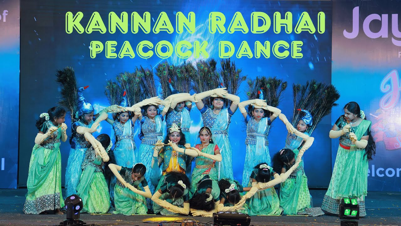 Kannan Radhai Dance With Peacock | Jay Sangamam | Jay Group Of Schools | Salem | Jay School