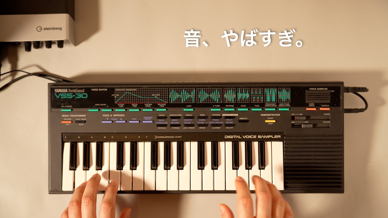 これは何の楽器？YAMAHA VSS-30の異質な音