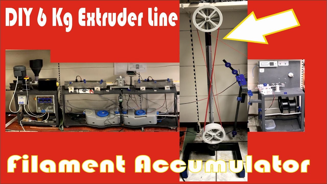 DIY 6 Kg Extruder Line - Filament Accumulator