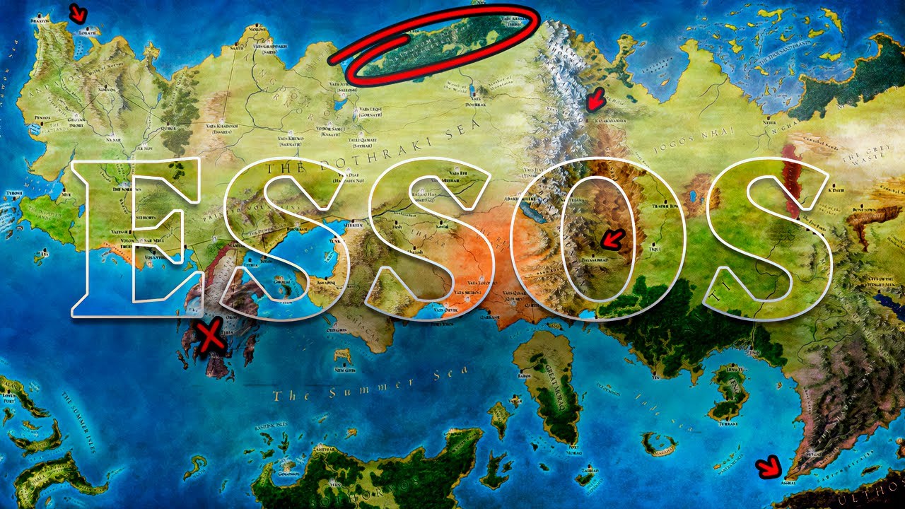 7 Lugares MAIS INSANOS de ESSOS! - MUNDO de GELO e FOGO