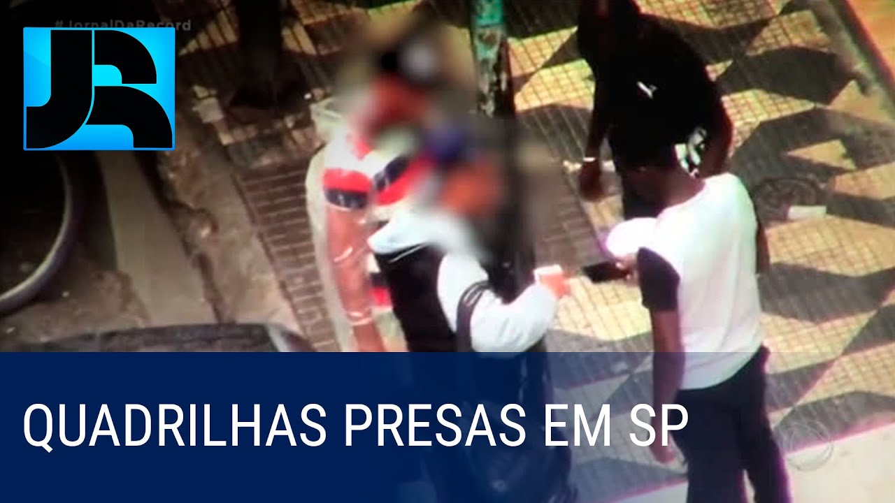 Operação contra quadrilhas que atuavam no centro de SP prende dez pessoas