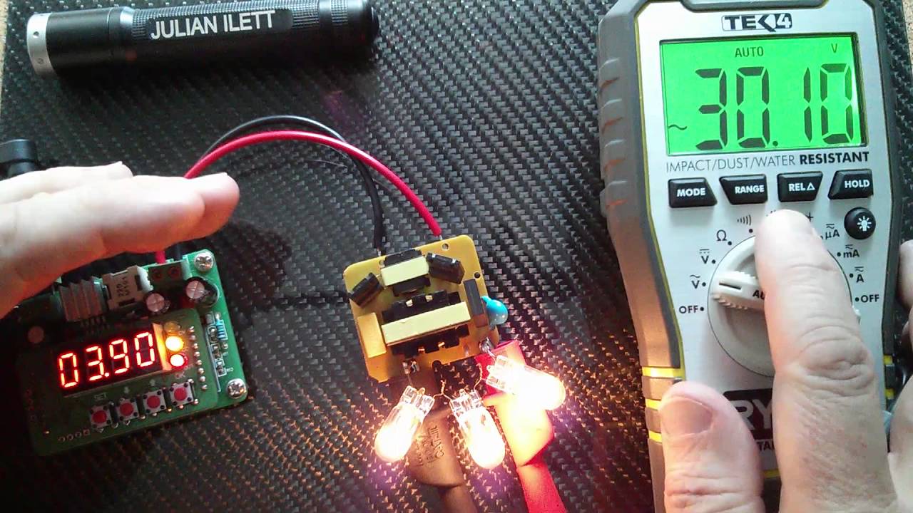 Playing with: 12V DC to 220V AC Inverter Royer Oscillator