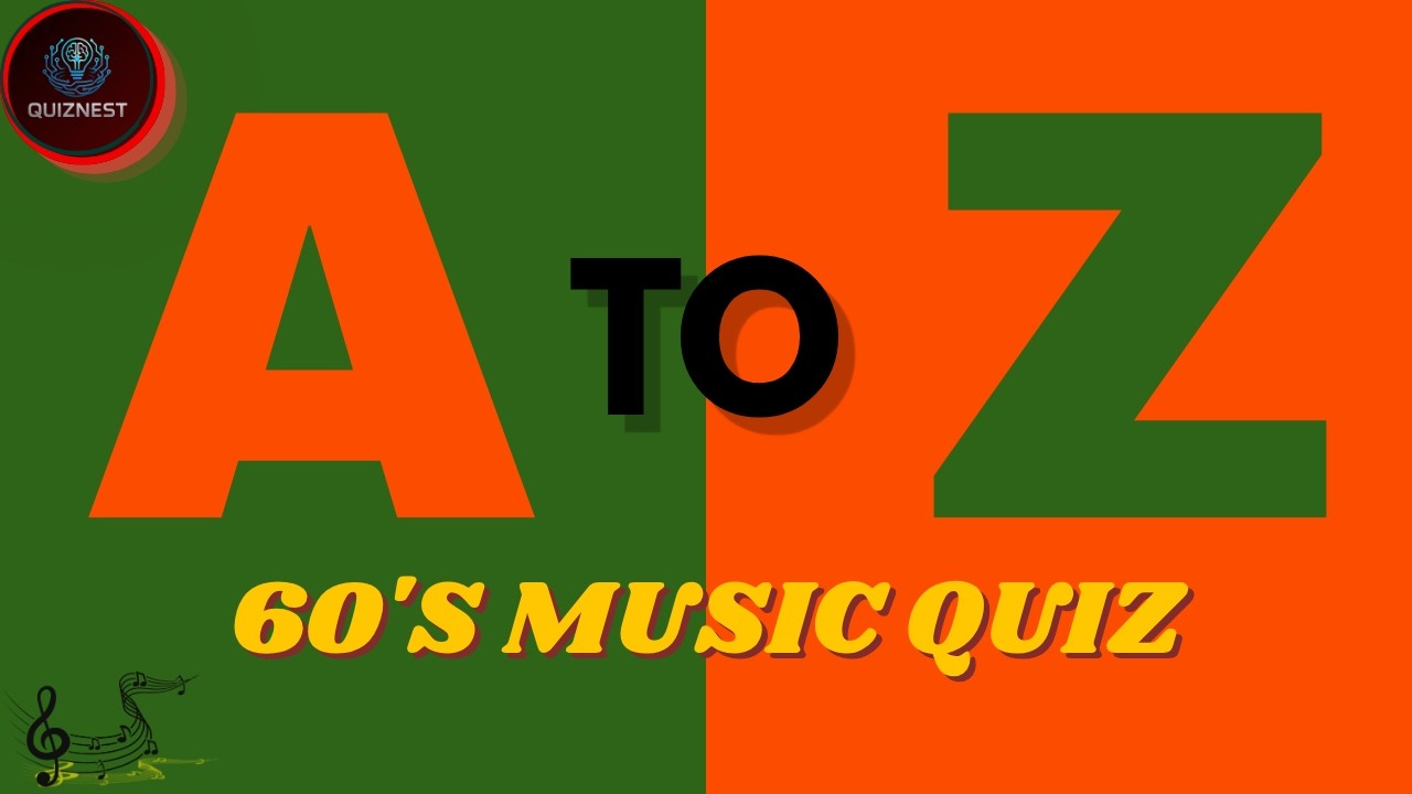 A-Z 60's Music Trivia Quiz 🎵 | Guess the Song from 3 Clues!