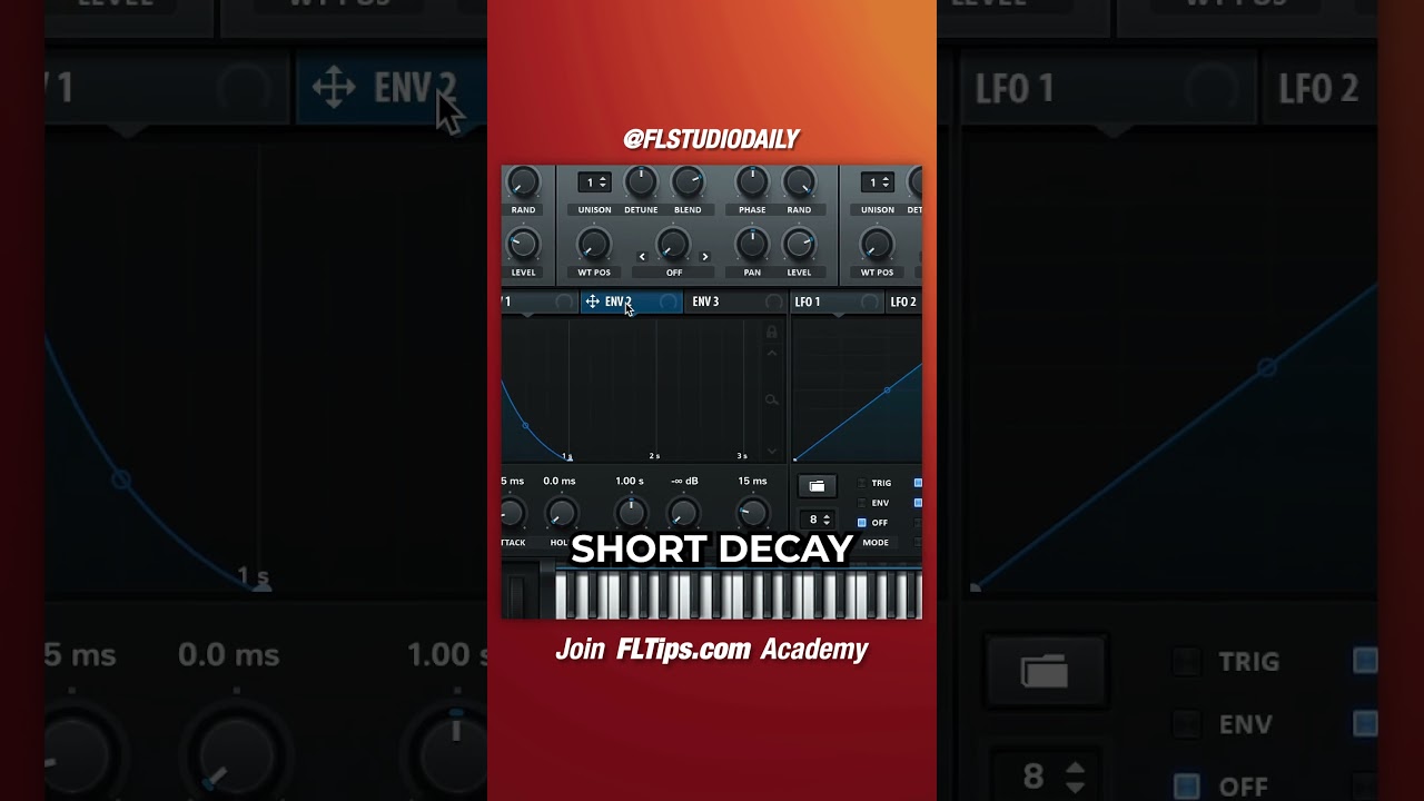 Create 808 In Serum *FAST*  | FL Studio Tutorial #shorts
