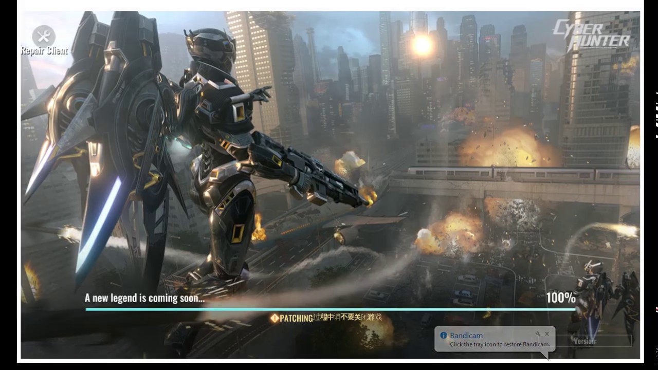 Cyber hunter Error stuck on 80 precent PC FIX حل مشكلة لعبة سايبر هانتر