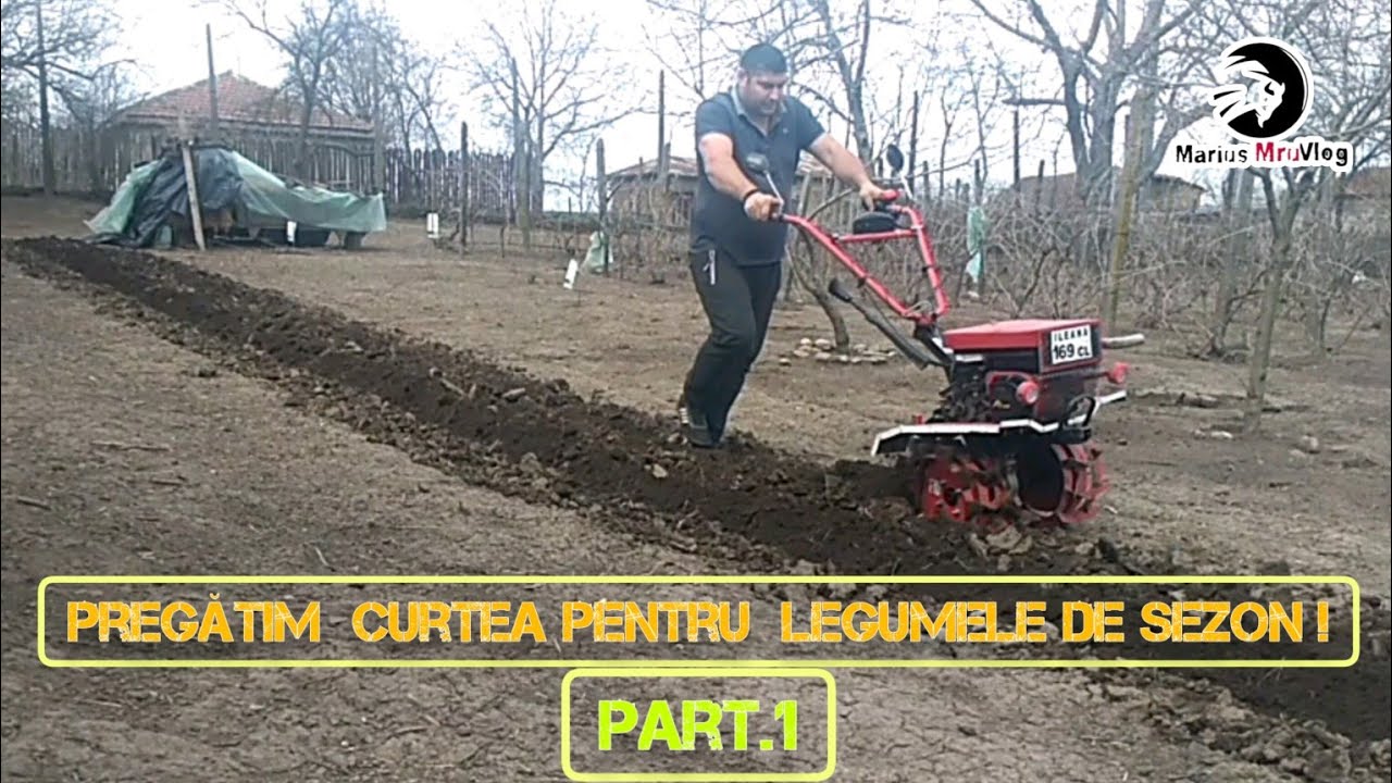 #9 La Arat cu Motosapa Zimbru 6559 7CP🔸️Pregătim Grădina Pentru Legume De Sezon🔸️Part.1