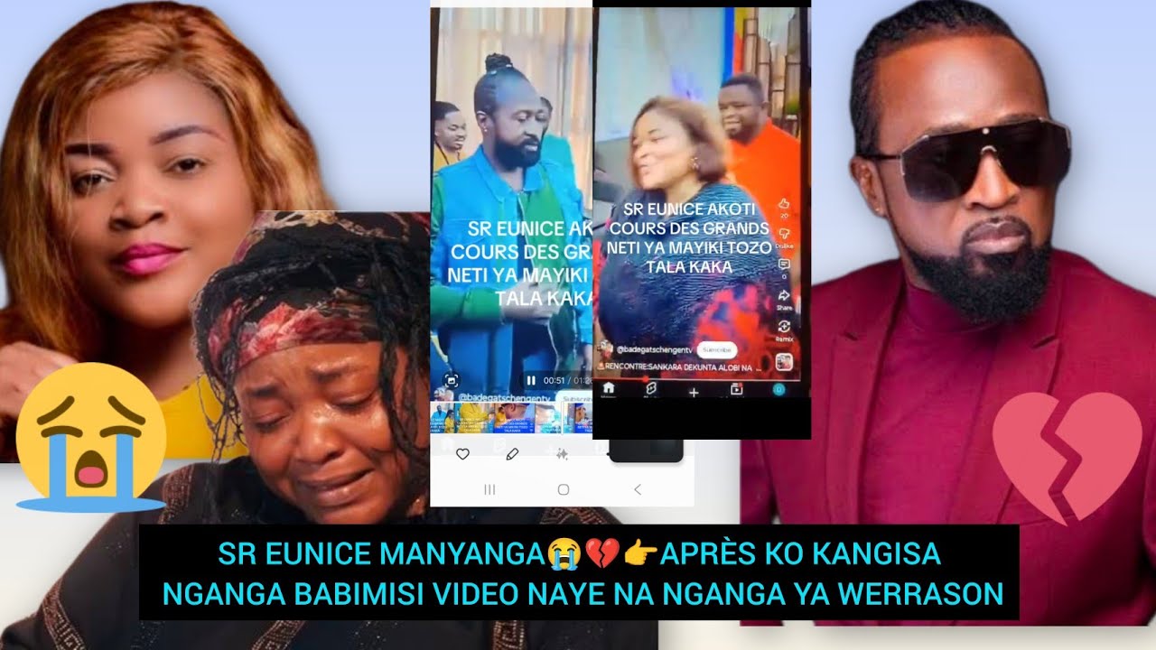 SR EUNICE MANYANGA😭💔👉APRÈS KO KANGISA NGANGA VIDEO NAYE NA NGANGA YA WERRASON