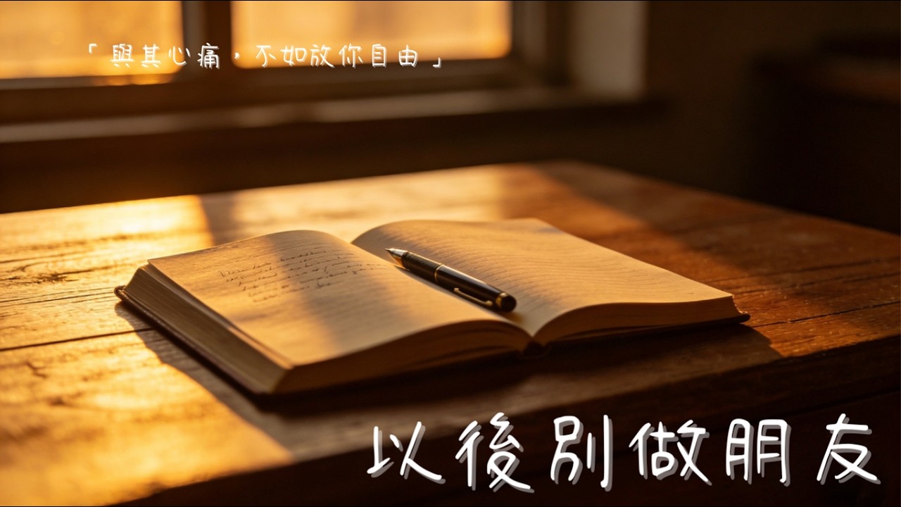《以後別做朋友》｜有些人，只適合放在回憶裡